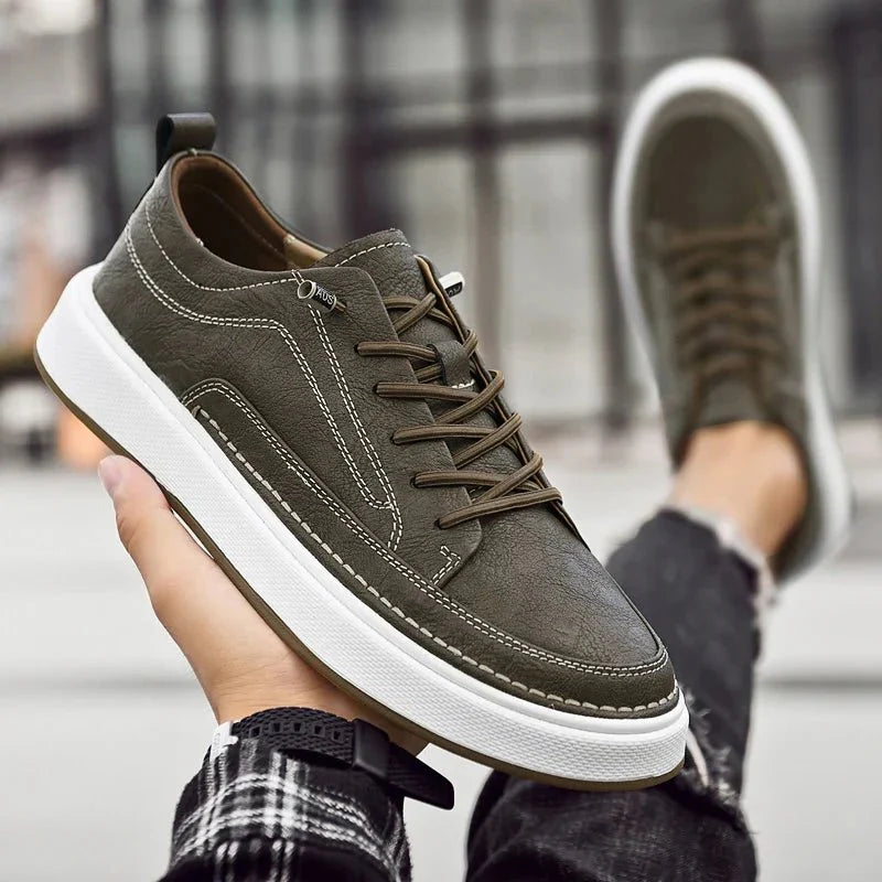 Philip | Herre Vinter Sneakers med Snørelukning og Tykk Sål - Freya Kobenhavn