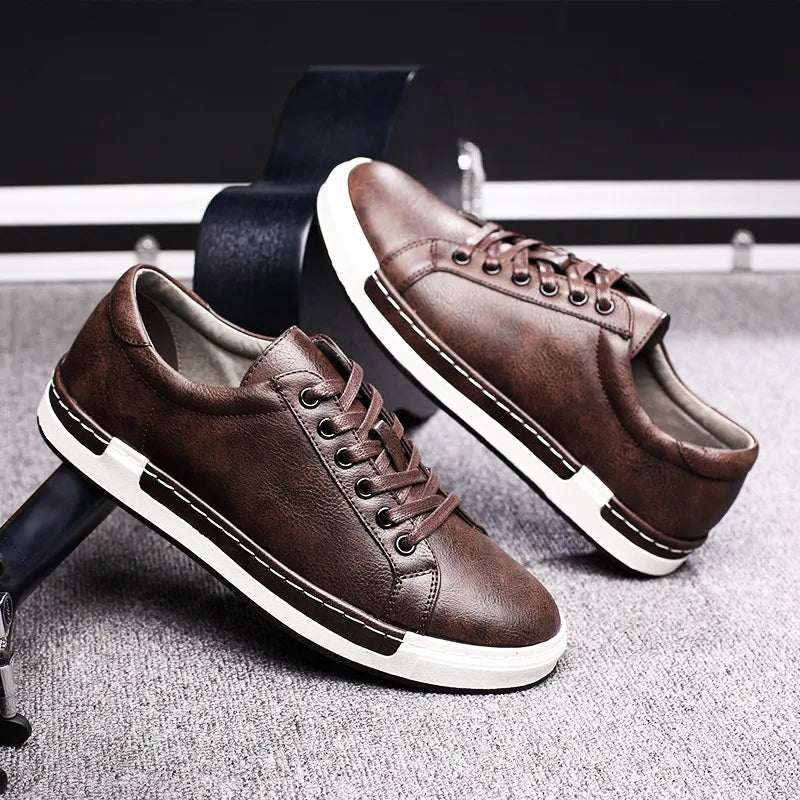 Everwyn | Herre Vinter Sneakers med Snørelukning og Skridsikker Sål - Freya Kobenhavn