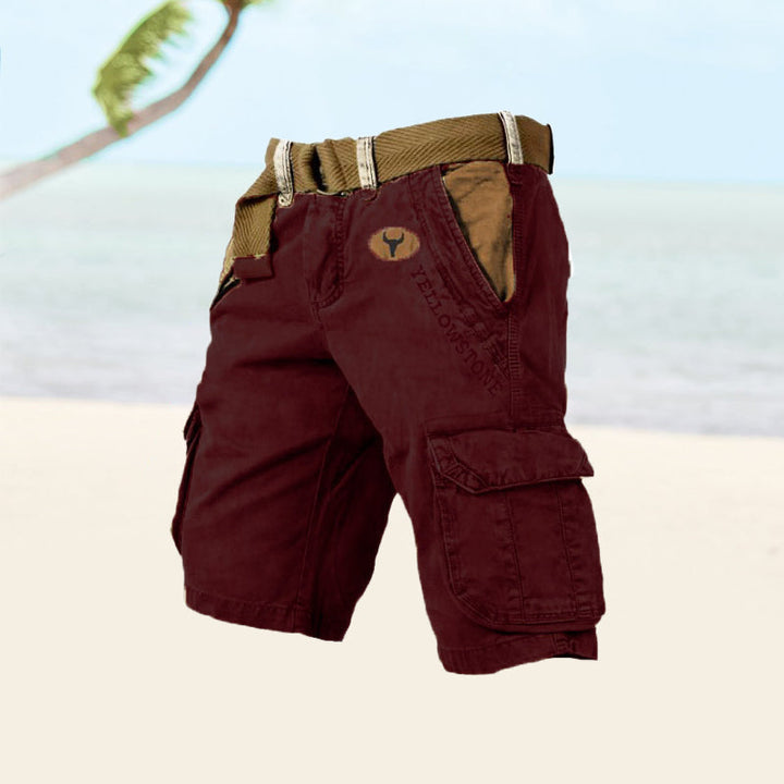 Thage | Yellowstone Cargo Shorts til Mænd - Freya Kobenhavn