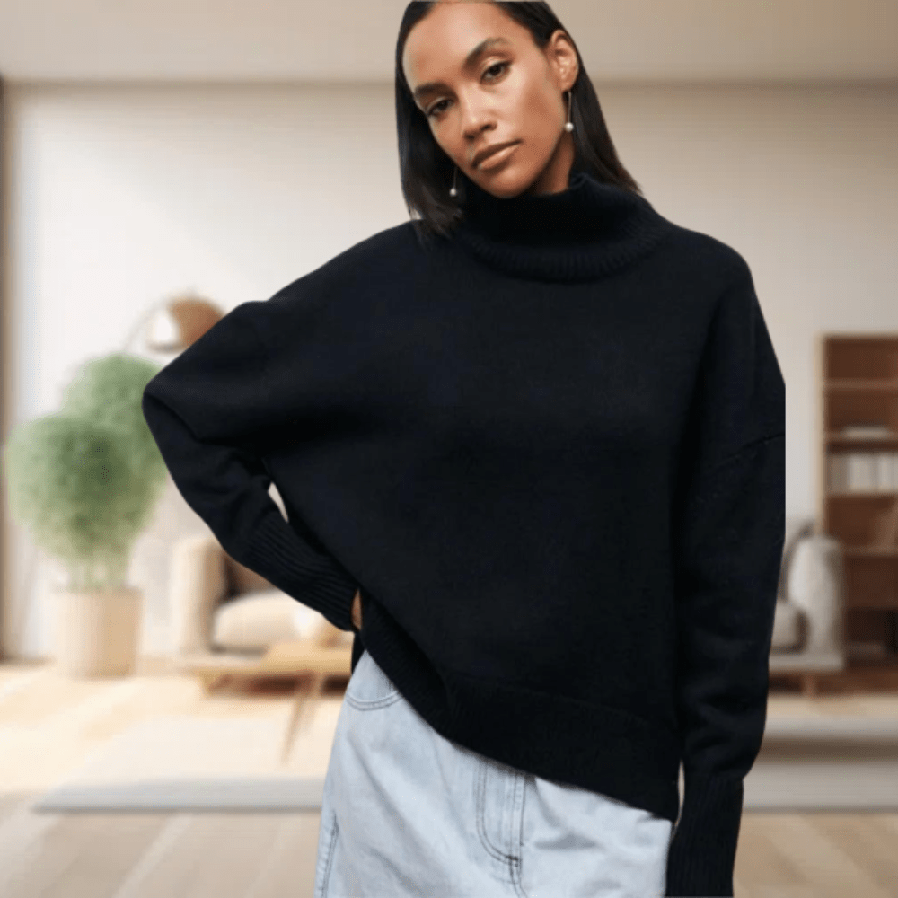 Line | Dame Rullekravesweater Til Vinter - Freya Kobenhavn
