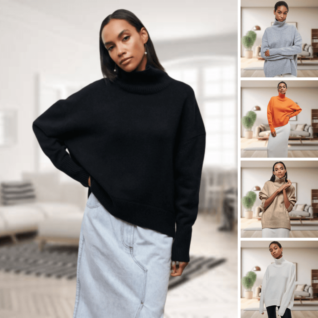 Line | Dame Rullekravesweater Til Vinter - Freya Kobenhavn