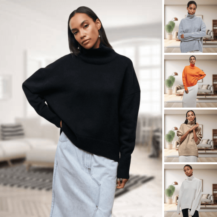 Line | Dame Rullekravesweater Til Vinter - Freya Kobenhavn