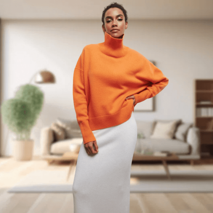Line | Dame Rullekravesweater Til Vinter - Freya Kobenhavn