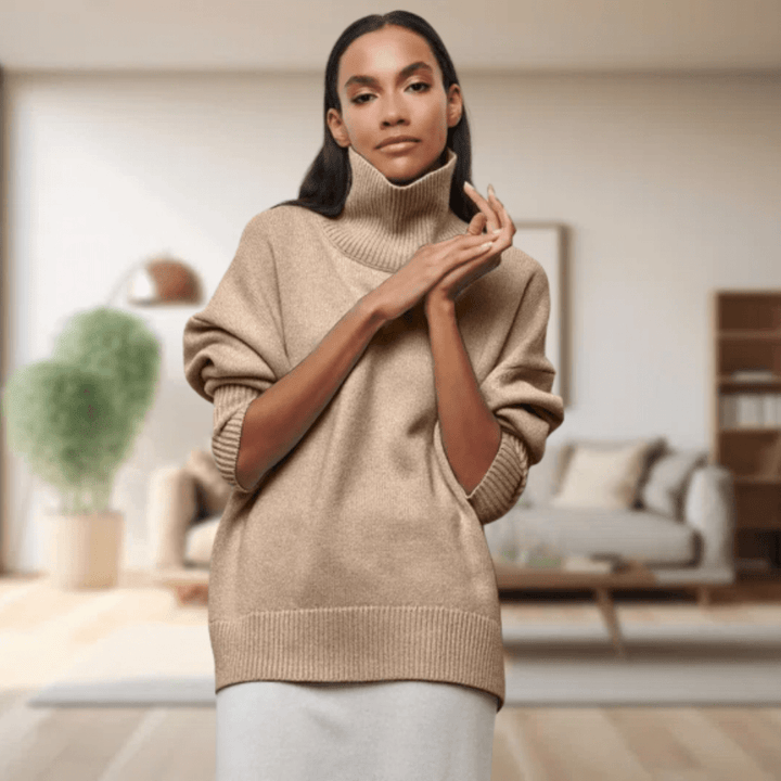 Line | Dame Rullekravesweater Til Vinter - Freya Kobenhavn