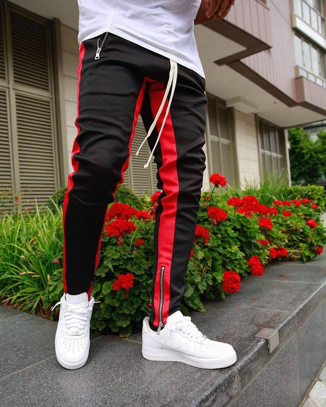 Alexander | Herre Sporty Joggerbukser Med Sidestriber - Freya Kobenhavn