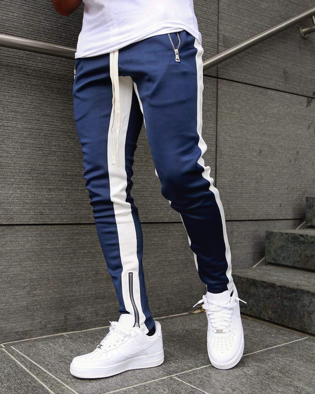 Alexander | Herre Sporty Joggerbukser Med Sidestriber - Freya Kobenhavn