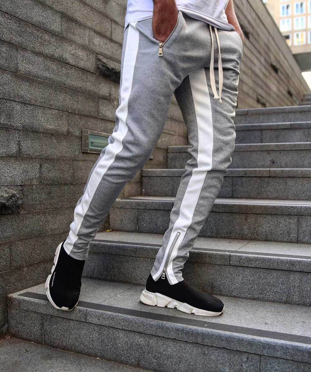 Alexander | Herre Sporty Joggerbukser Med Sidestriber - Freya Kobenhavn