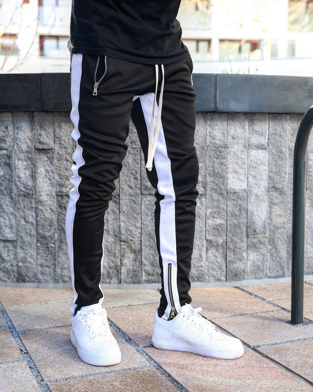 Alexander | Herre Sporty Joggerbukser Med Sidestriber - Freya Kobenhavn