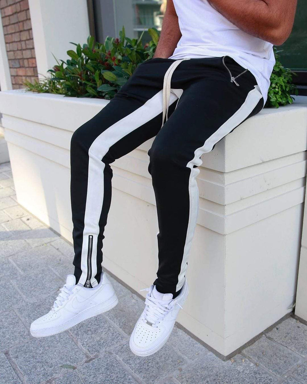 Alexander | Herre Sporty Joggerbukser Med Sidestriber - Freya Kobenhavn