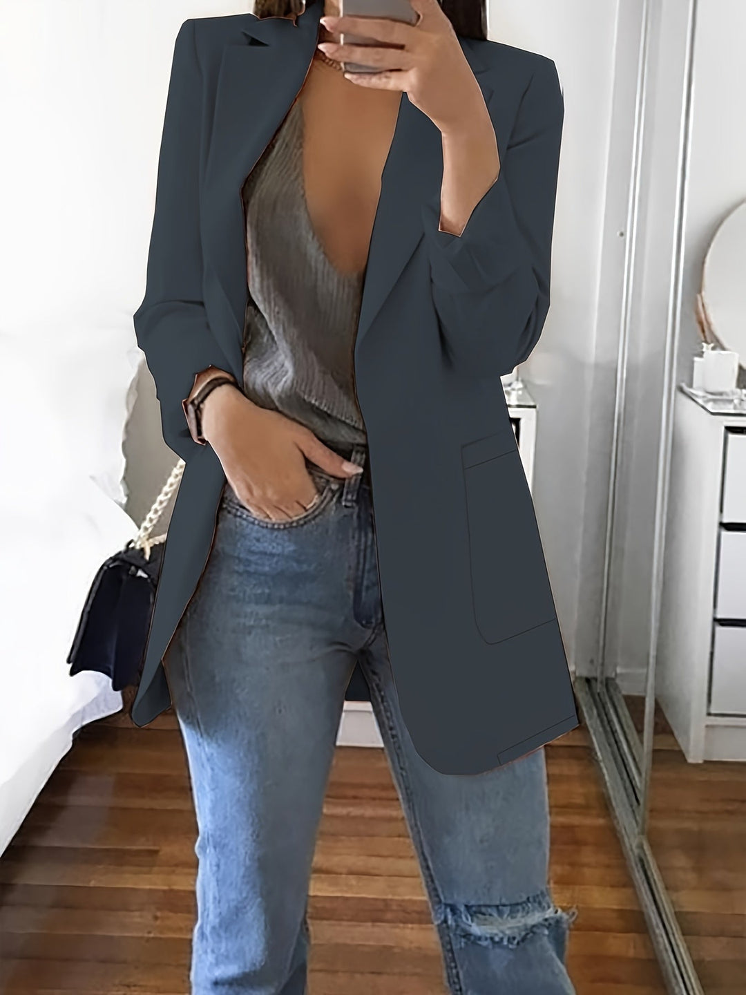 Karlotta | Elegant og stilfuld afslappet Blazer - Freya Kobenhavn
