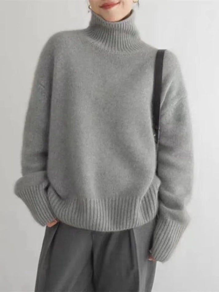Joline™ | Cashmere-trøje med rullekrave - Freya Kobenhavn