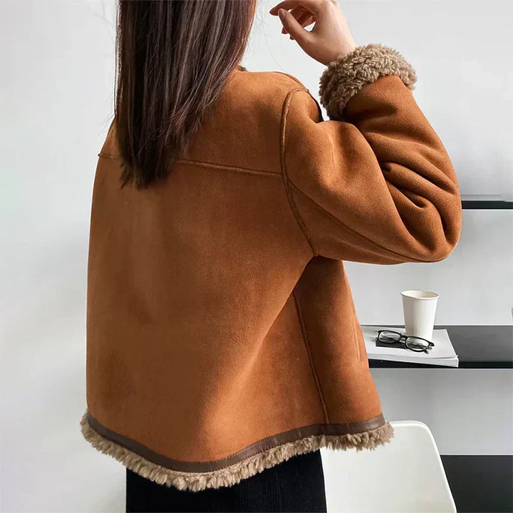 Milou™ | Stilfuld Jakke med Sherpa-for - Freya Kobenhavn