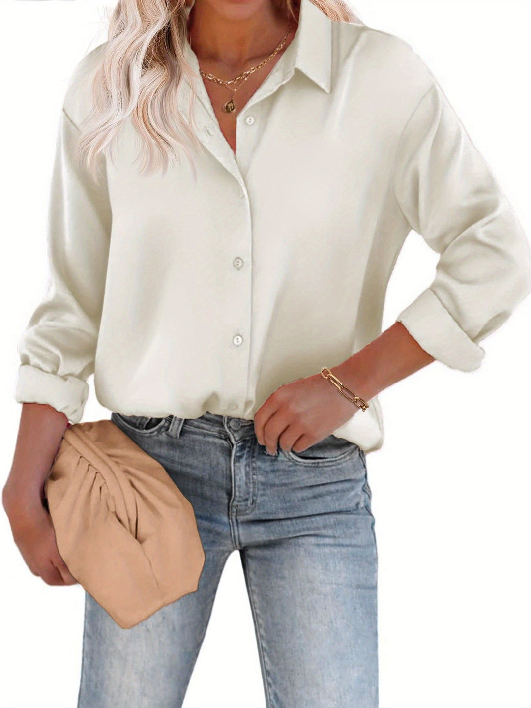 Noelia | Afslappet Og Elegant Skjortebluse Med Knapper - Freya Kobenhavn