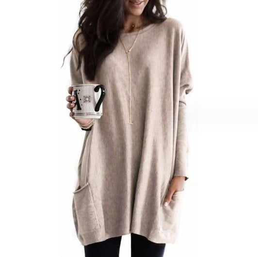 Vilhelmine | Behagelig Og Stilfuld Lang Sweater - Freya Kobenhavn