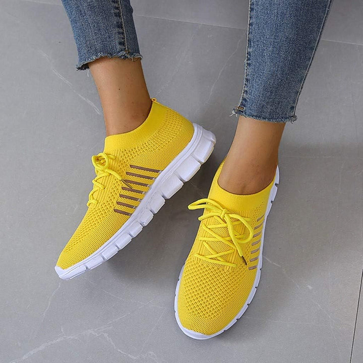 Sanne | Stilfulde Åndbare Strikkede Sneakers - Freya Kobenhavn