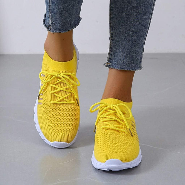 Sanne | Stilfulde Åndbare Strikkede Sneakers - Freya Kobenhavn