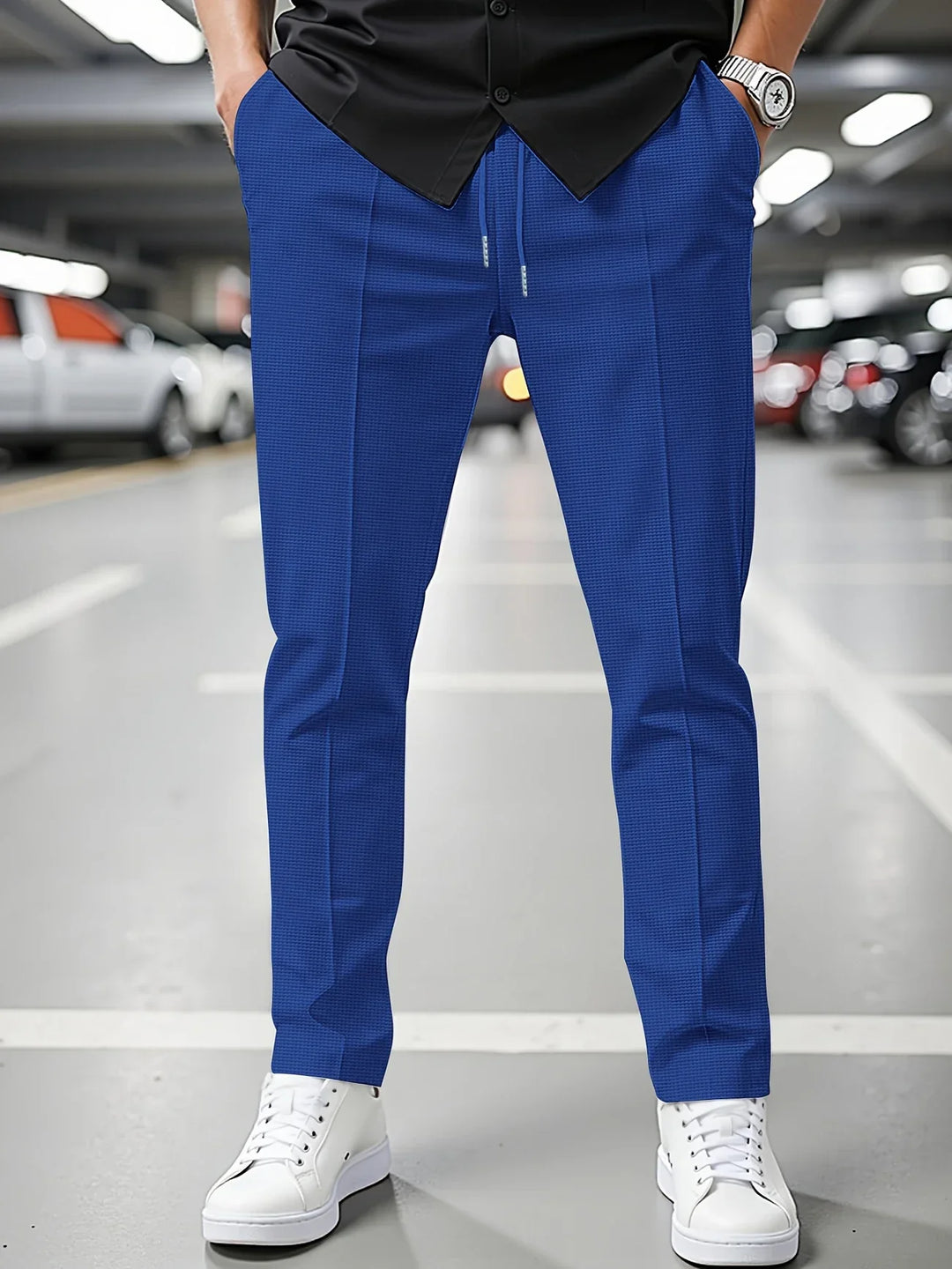 Einar | Herrebukser med Snørelukning og Slim Fit - Freya Kobenhavn