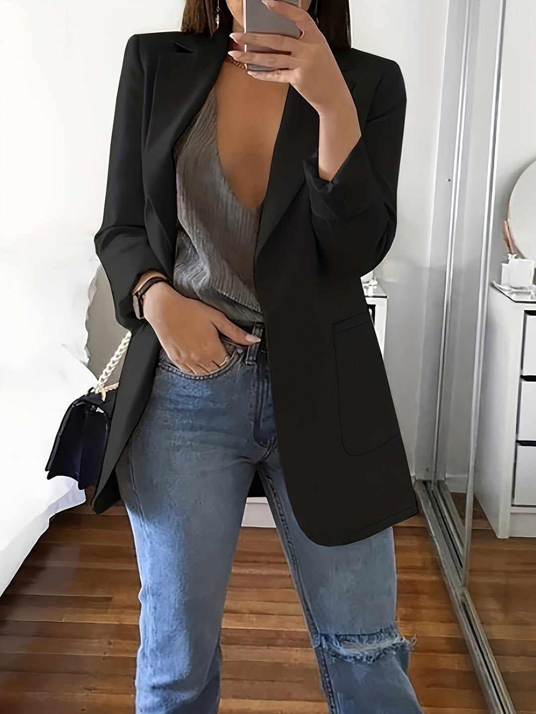 Karlotta | Elegant og stilfuld afslappet Blazer - Freya Kobenhavn