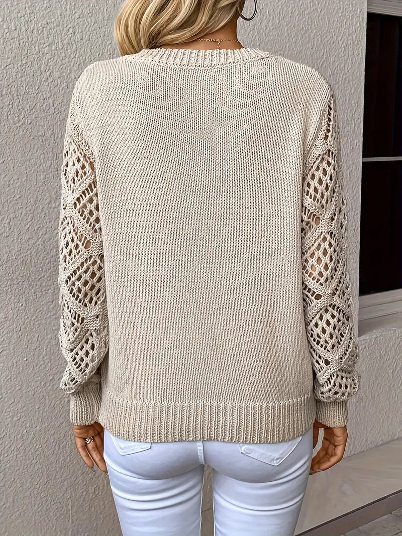 Sandra | Stilfuld Og Behagelig V-Formet Sweater - Freya Kobenhavn
