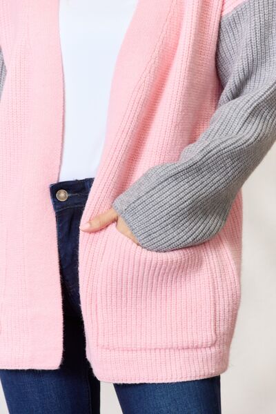 Bertel | Dame Vinter Cardigan med Colorblock Design - Freya Kobenhavn
