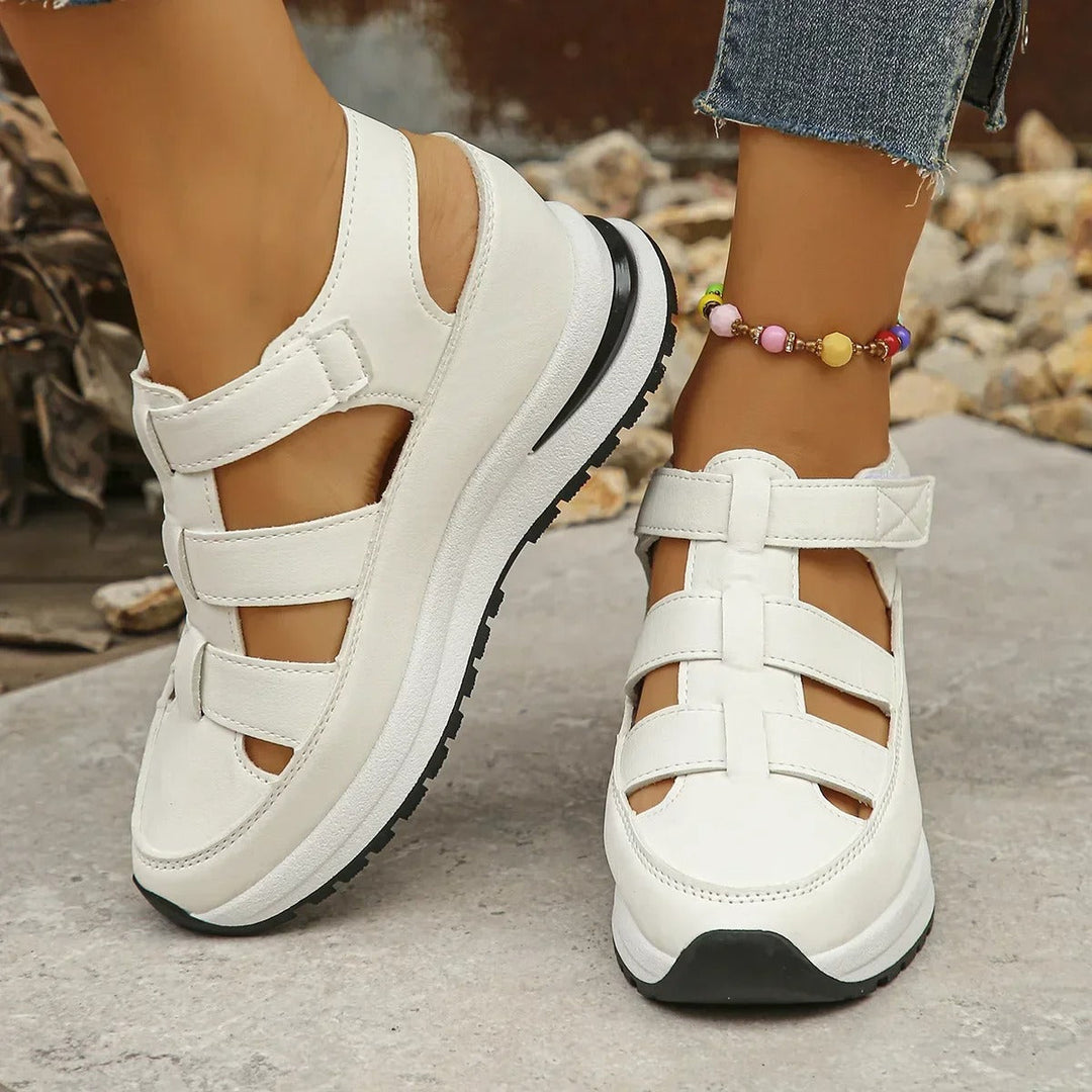 Elfriede | Metalliske Sneakers Stilfulde Og Behagelige - Freya Kobenhavn