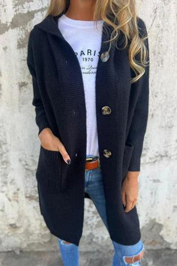 Charlotte | Casual Og Behagelig Hættetrøje-Cardigan - Freya Kobenhavn