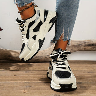 Henriette | Dame Chunky Sneakers med Mesh og Gummisål - Freya Kobenhavn