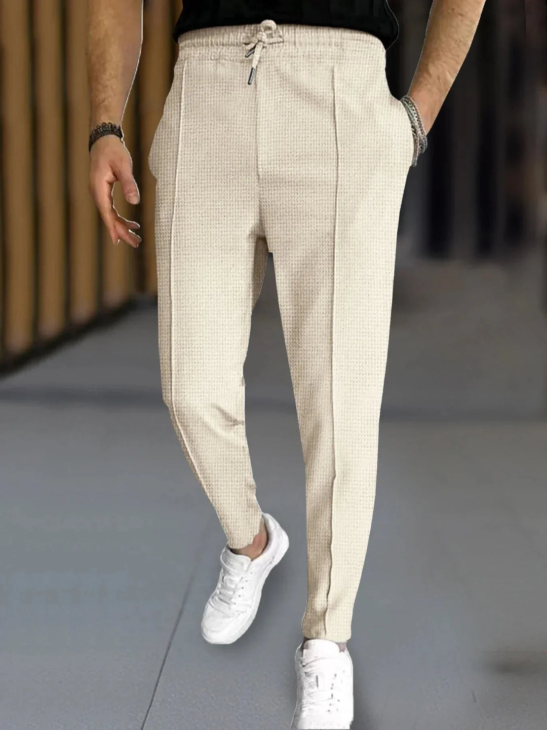 Erik | Herre Casual Slim-Fit Vinterbukser med Plisseret Front - Freya Kobenhavn