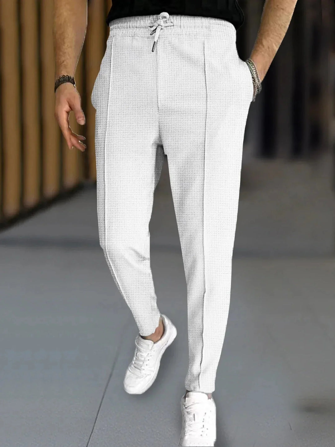 Erik | Herre Casual Slim-Fit Vinterbukser med Plisseret Front - Freya Kobenhavn