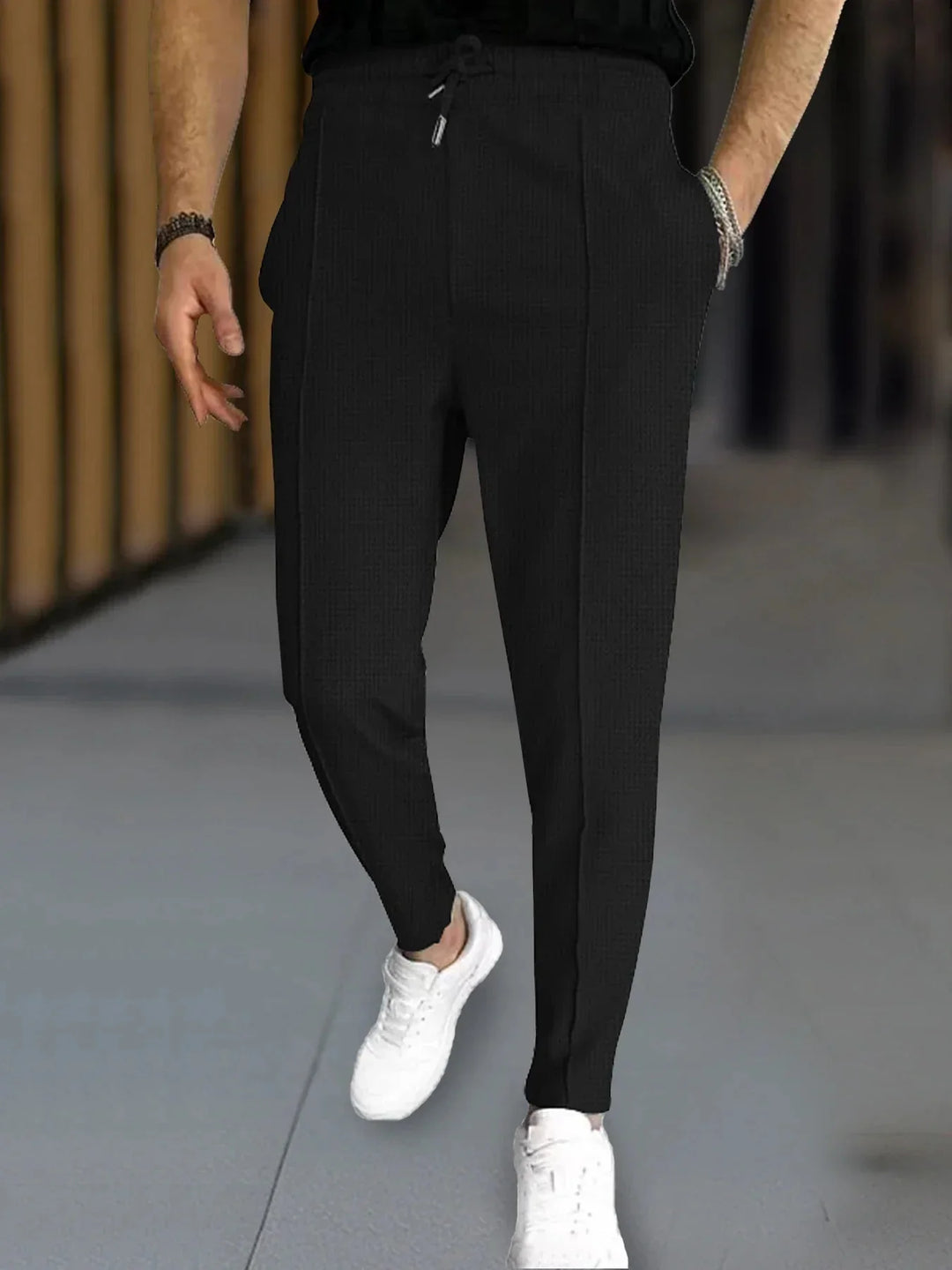 Erik | Herre Casual Slim-Fit Vinterbukser med Plisseret Front - Freya Kobenhavn