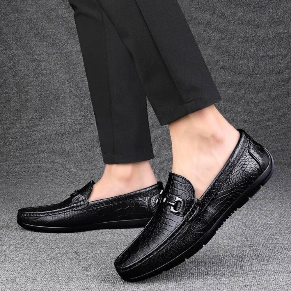 Preben | Herre Vinter PU Læder Slip-On Loafers - Freya Kobenhavn