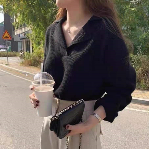 Bente | Vinter Dame Ribstrikket Sweater med Krave - Freya Kobenhavn