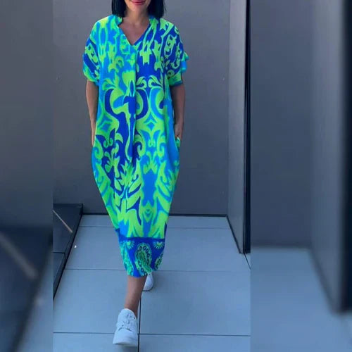 Sofia™ | Blomstret kjole - Freya Kobenhavn