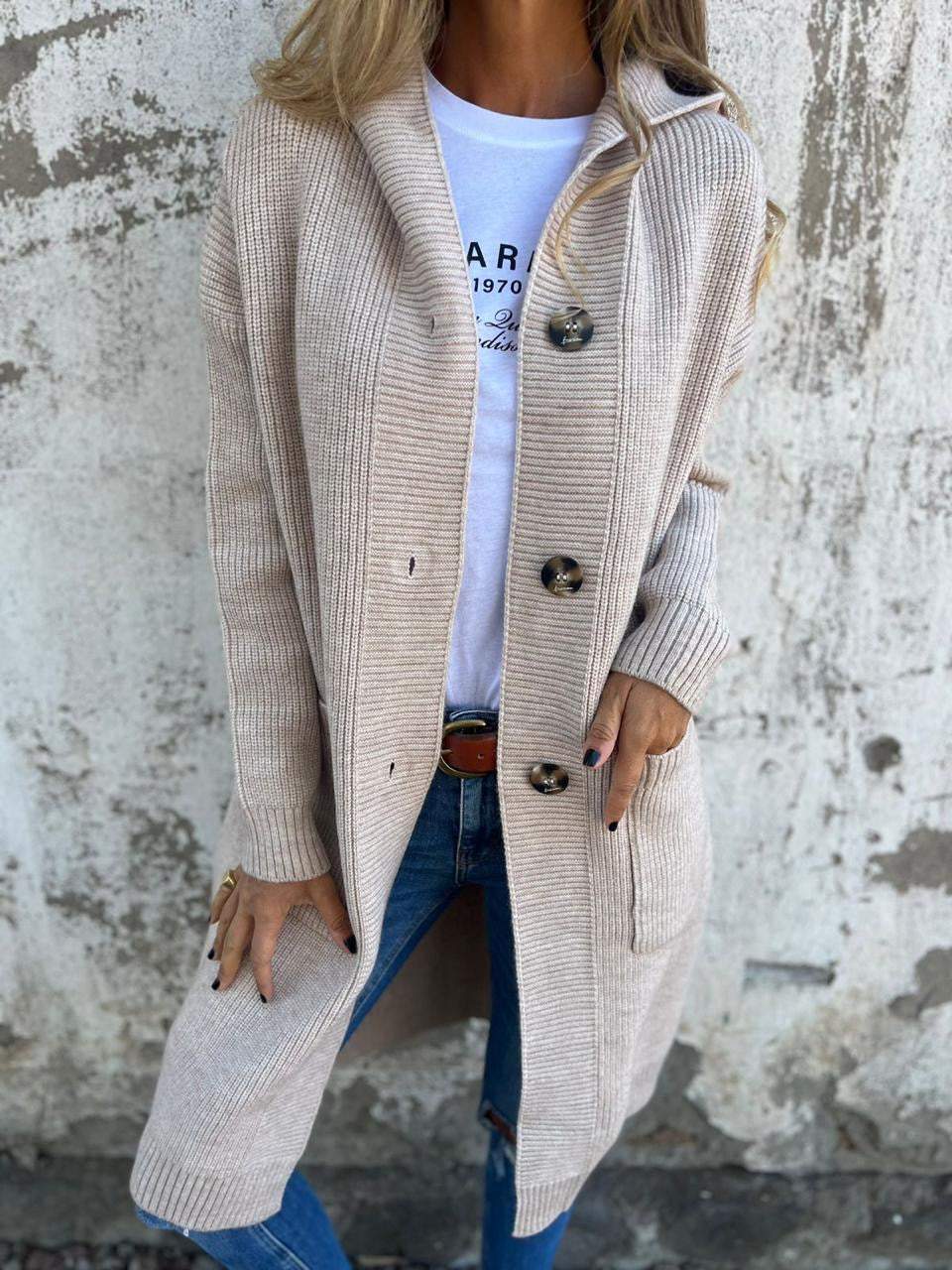 Frieda™ | Elegant strikket cardigan - Freya Kobenhavn
