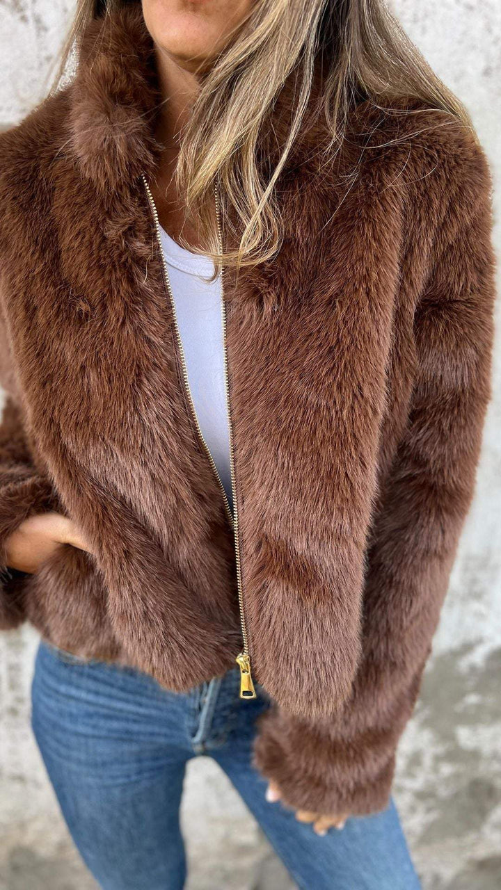 Sarah™ | Faux Fur Jakke - Freya Kobenhavn