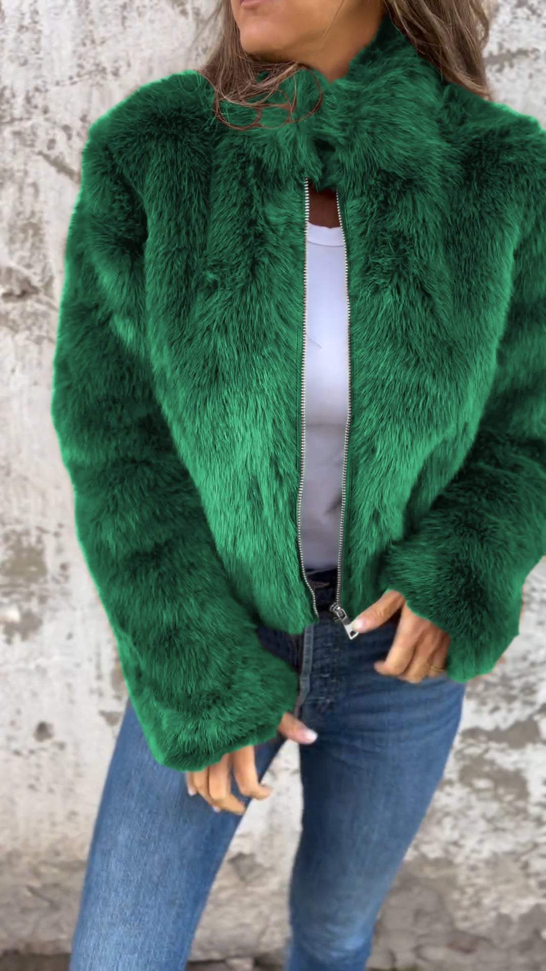 Sarah™ | Faux Fur Jakke - Freya Kobenhavn