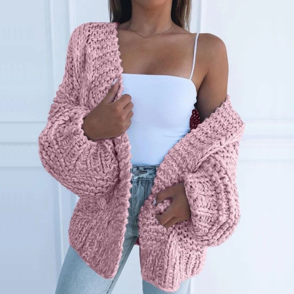 Kaye | Oversize Strikvest til Hygge - Freya Kobenhavn