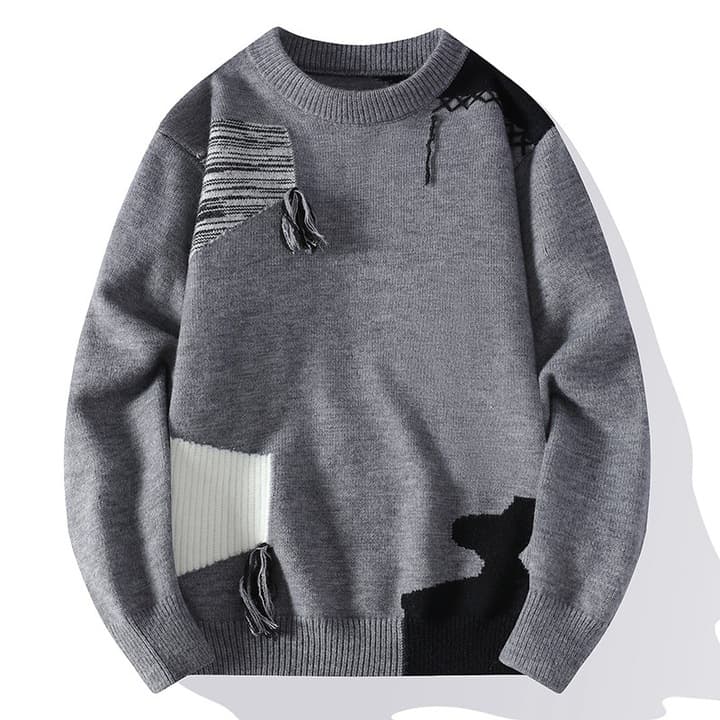 Harald | Herre Casual Vintertrøje med Patch-detalje - Freya Kobenhavn