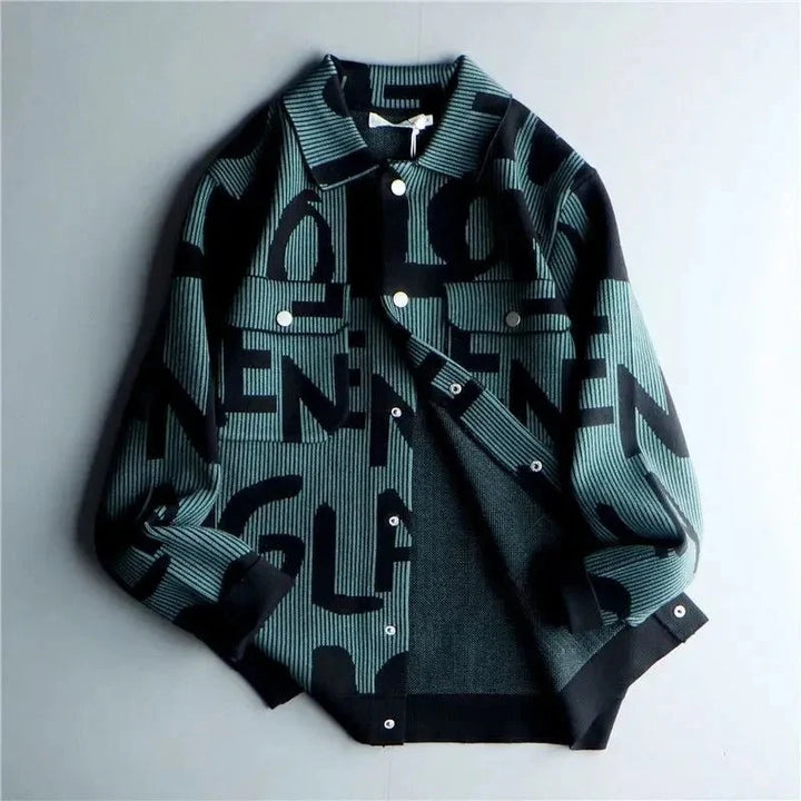 Klaus | Herre Vinterstrikket Overshirt med Trykknapper - Freya Kobenhavn