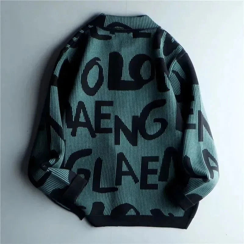 Klaus | Herre Vinterstrikket Overshirt med Trykknapper - Freya Kobenhavn