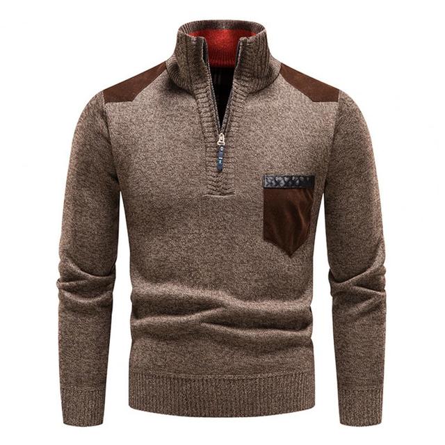 Marcus | Herre Strik Pullover med Lynlås - Freya Kobenhavn