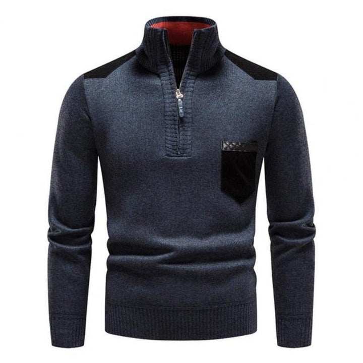 Marcus | Herre Strik Pullover med Lynlås - Freya Kobenhavn