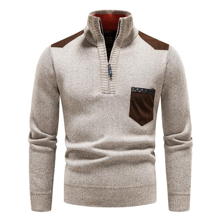 Marcus | Herre Strik Pullover med Lynlås - Freya Kobenhavn