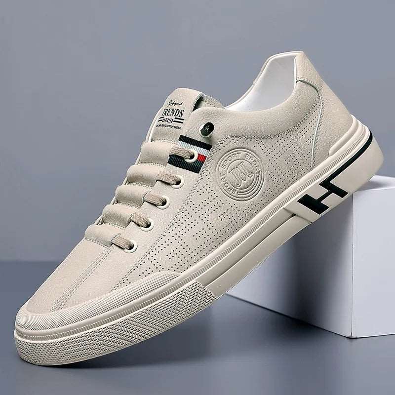 Kenneth | Herre Vinter Sneakers med Perforeret Design - Freya Kobenhavn