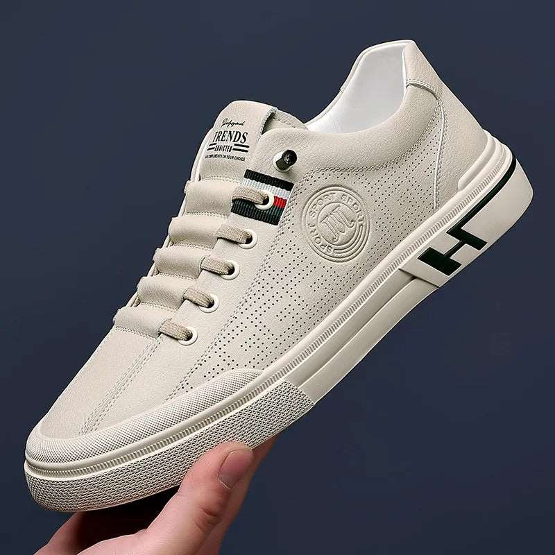 Kenneth | Herre Vinter Sneakers med Perforeret Design - Freya Kobenhavn