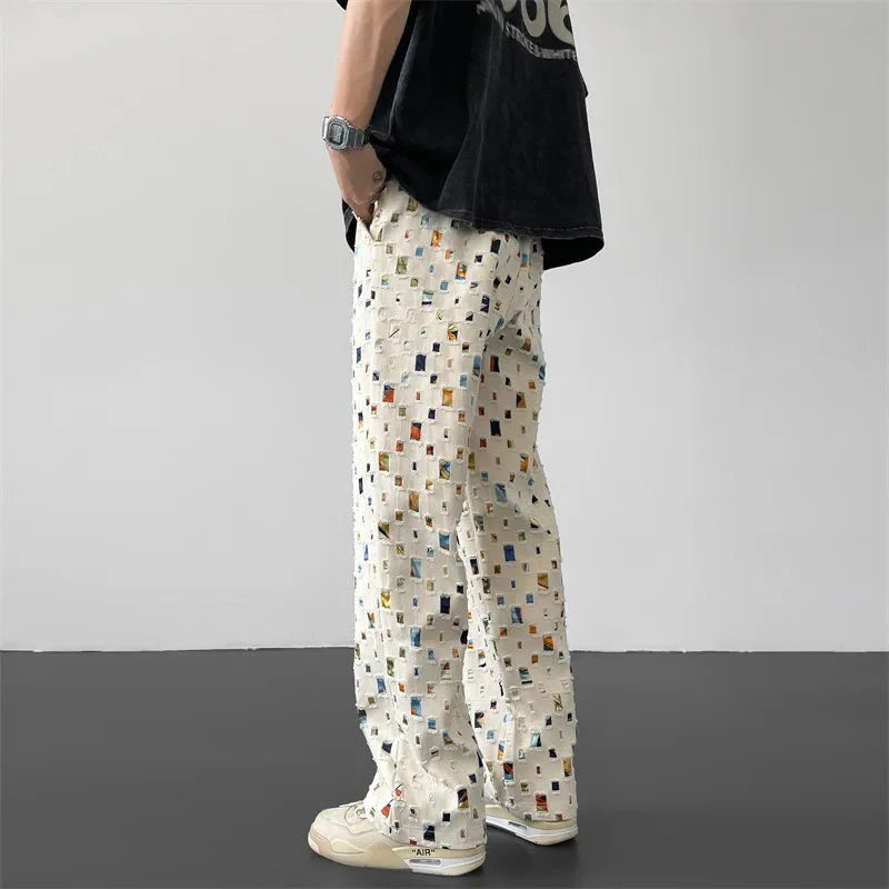 Hartvig | Dame Vinter Mesh Bukser med Farverigt Design - Freya Kobenhavn