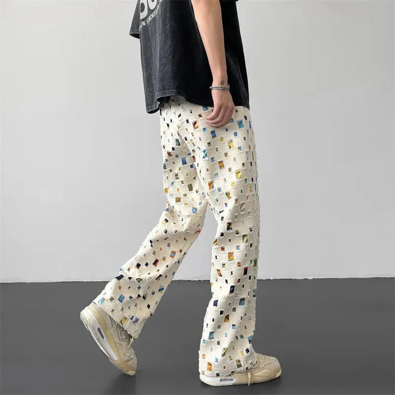 Hartvig | Dame Vinter Mesh Bukser med Farverigt Design - Freya Kobenhavn