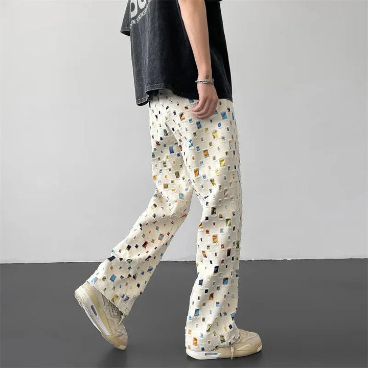 Hartvig | Dame Vinter Mesh Bukser med Farverigt Design - Freya Kobenhavn