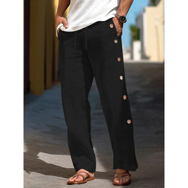 Henrik | Herrebadeshorts med Sideknapper - Freya Kobenhavn