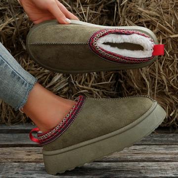 Bettina | Dame Slip-On Hjemmesko med Kunstpels Foring - Freya Kobenhavn